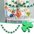 thumbnail image 1 of xqxayjr St. Patrick's Day Decorations Flag Banner, Shamrock Party Bunting, St. Paddy's Day Hanging Pennant for Birthday Party Home Bar Wall Decor, 10-Piece Set with 3M Rope, 1 of 9