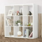 xrboomlife 13-Inch Cube  Organizer   with Extra Thick Exterior Edge  Room Open   Divider  Bookcase  6-Cube / 8-Cube / 9-Cube  Colors Available in Rustic Grey Oak and White