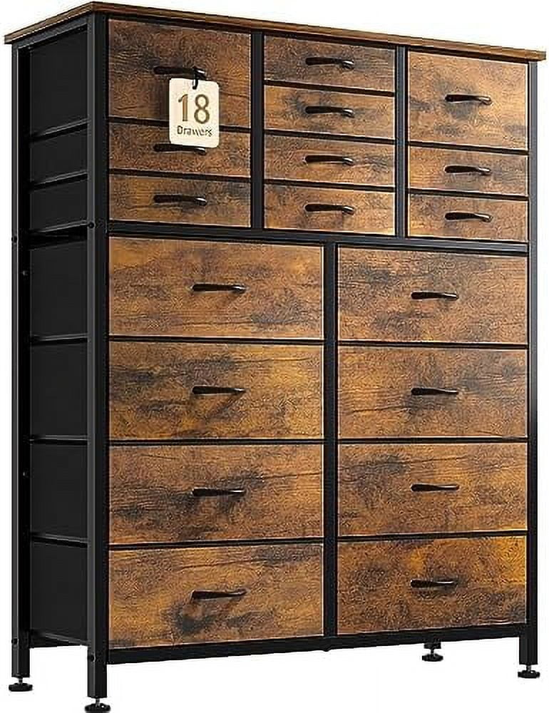 xrboomlife 18 Drawer Dresser Tall Dressers for Bedroom Extra Large