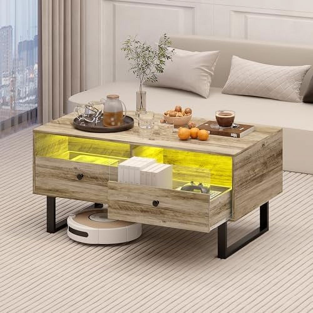 xrboomlife 43" Lift Top Coffee Tables for Living Room Coffee Table with