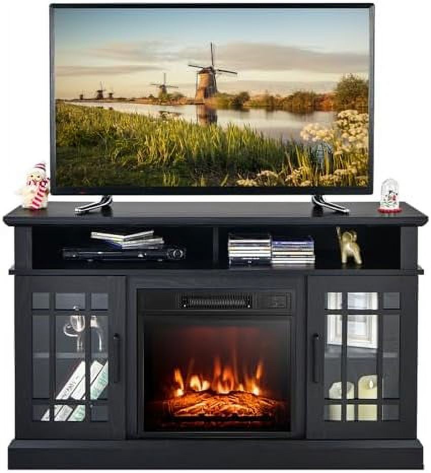 xrboomlife Electric Fireplace TV Stand for TVs Up to 55 Inches 18Inch