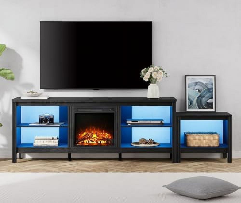 xrboomlife Fireplace TV Stand for 85 Inch TV LED Entertainment Center
