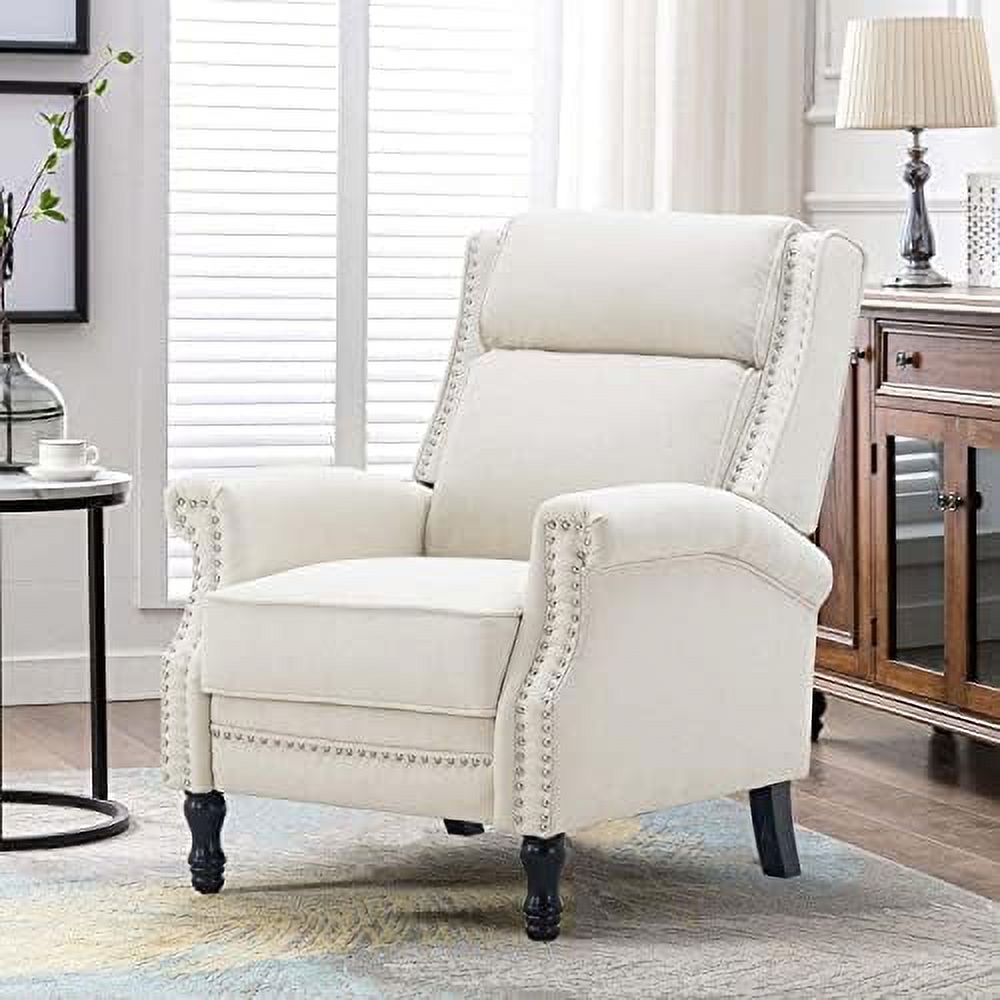xrboomlife Modern Accent Chair Push Back Recliner Chair Wingback Arm