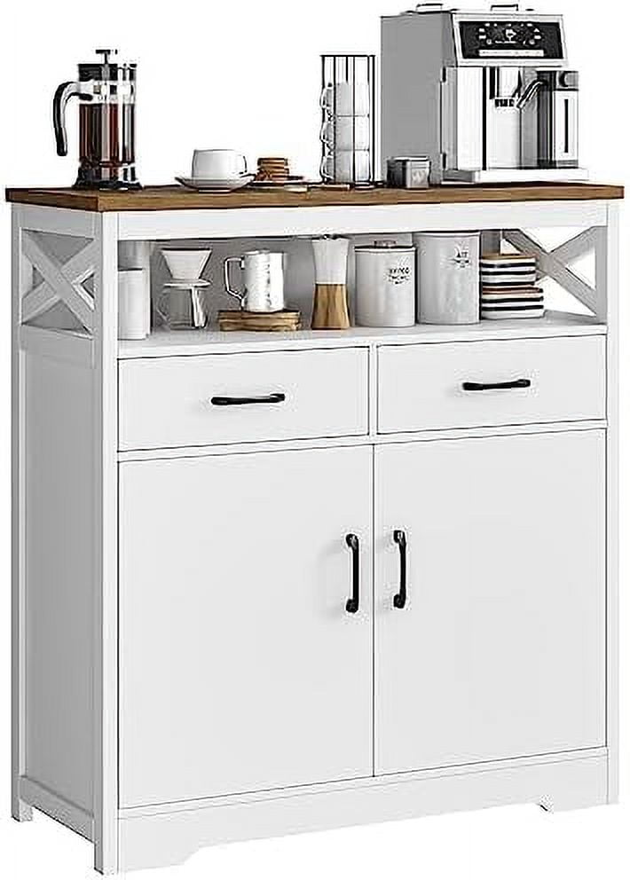 xrboomlife Modern Farmhouse Buffet Sideboard Kitchen Cabinet with ...