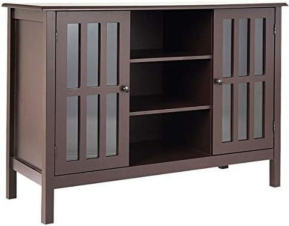 xrboomlife Modern TV Stand up to 50 Inch TV Tall TV Console Table w/ 2