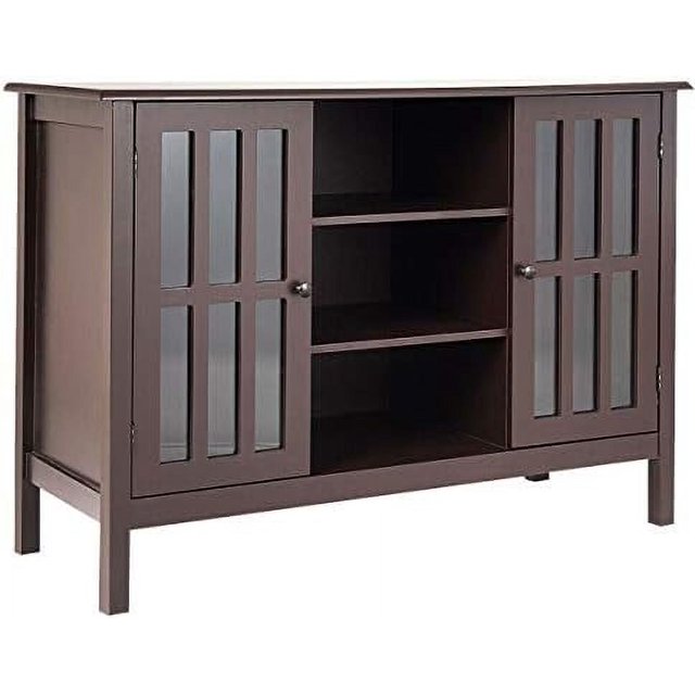 xrboomlife Modern TV Stand up to 50 Inch TV Tall TV Console Table w/ 2