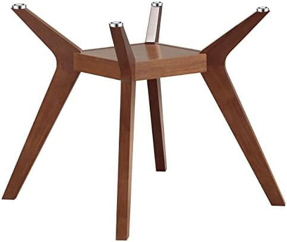 TQNLKGZ Paxton Mid Century Modern Wood Table Base Only Glass Top Sold