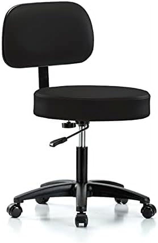 xrboomlife Perch Walter Rolling Height Adjustable Exam Stool with Back