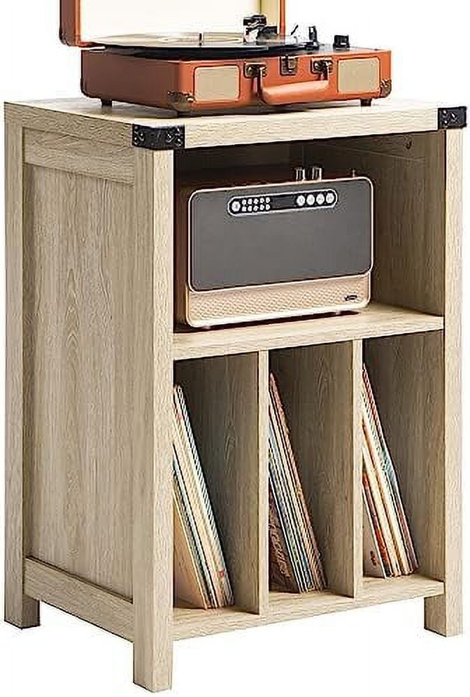 xrboomlife Record Player Stand with Vinyl Record Turntable Stand Table