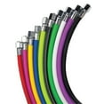 thumbnail image 1 of xs scuba miflex 60 inch low pressure regulator hose - black, 1 of 4