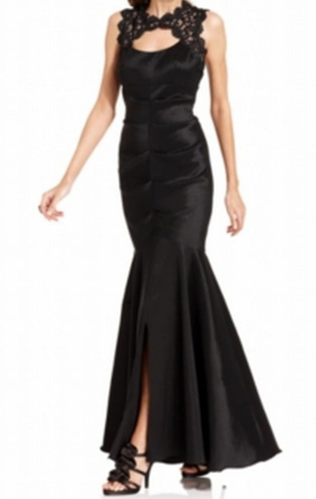 Xcite Mermaid Taffeta Prom Dress 30185 Yellow main image 1