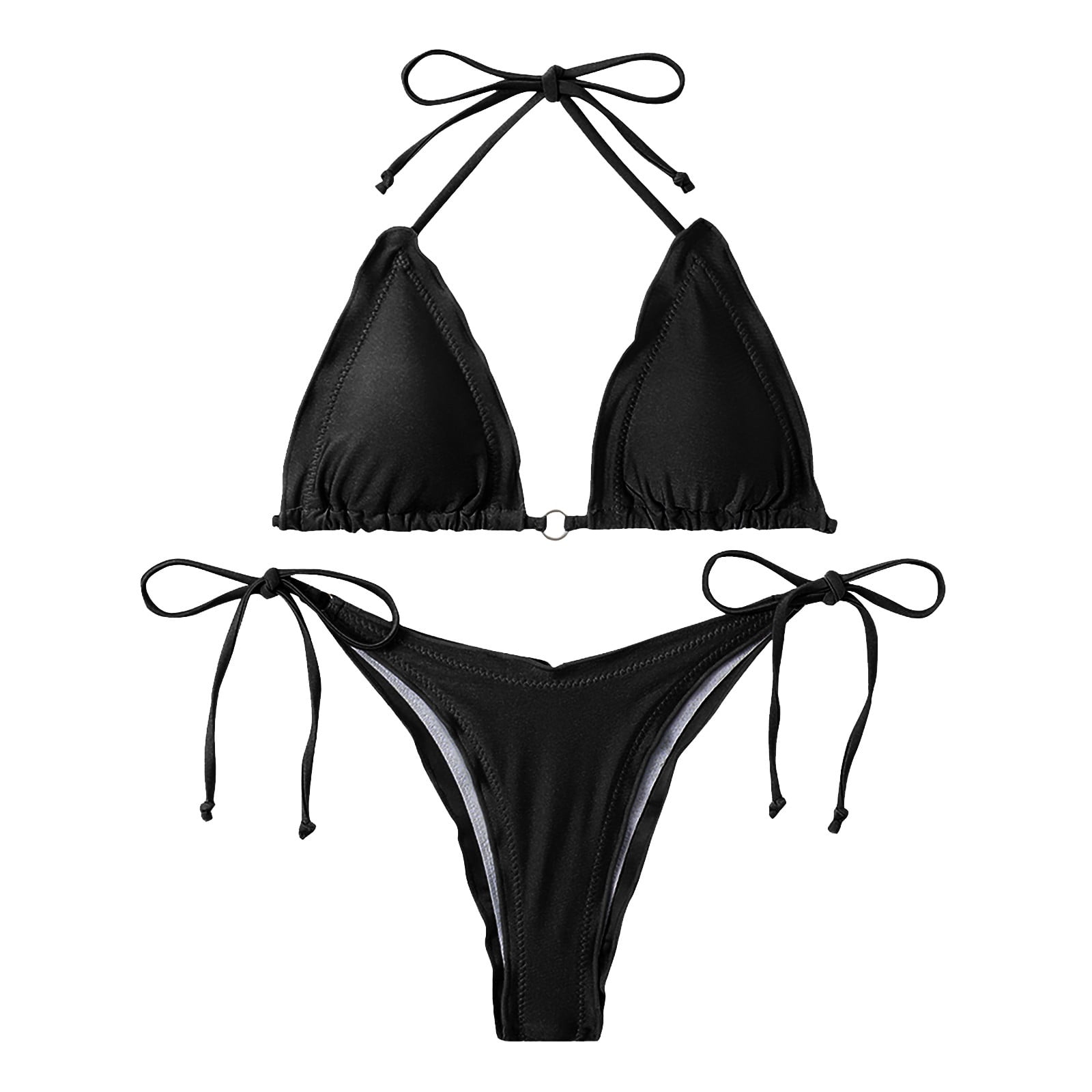 Xuapaodt Summer Two Piece Swimsuitwomens Sexy High Waisted Bikini Sets Triangle Bathing Suits 5550