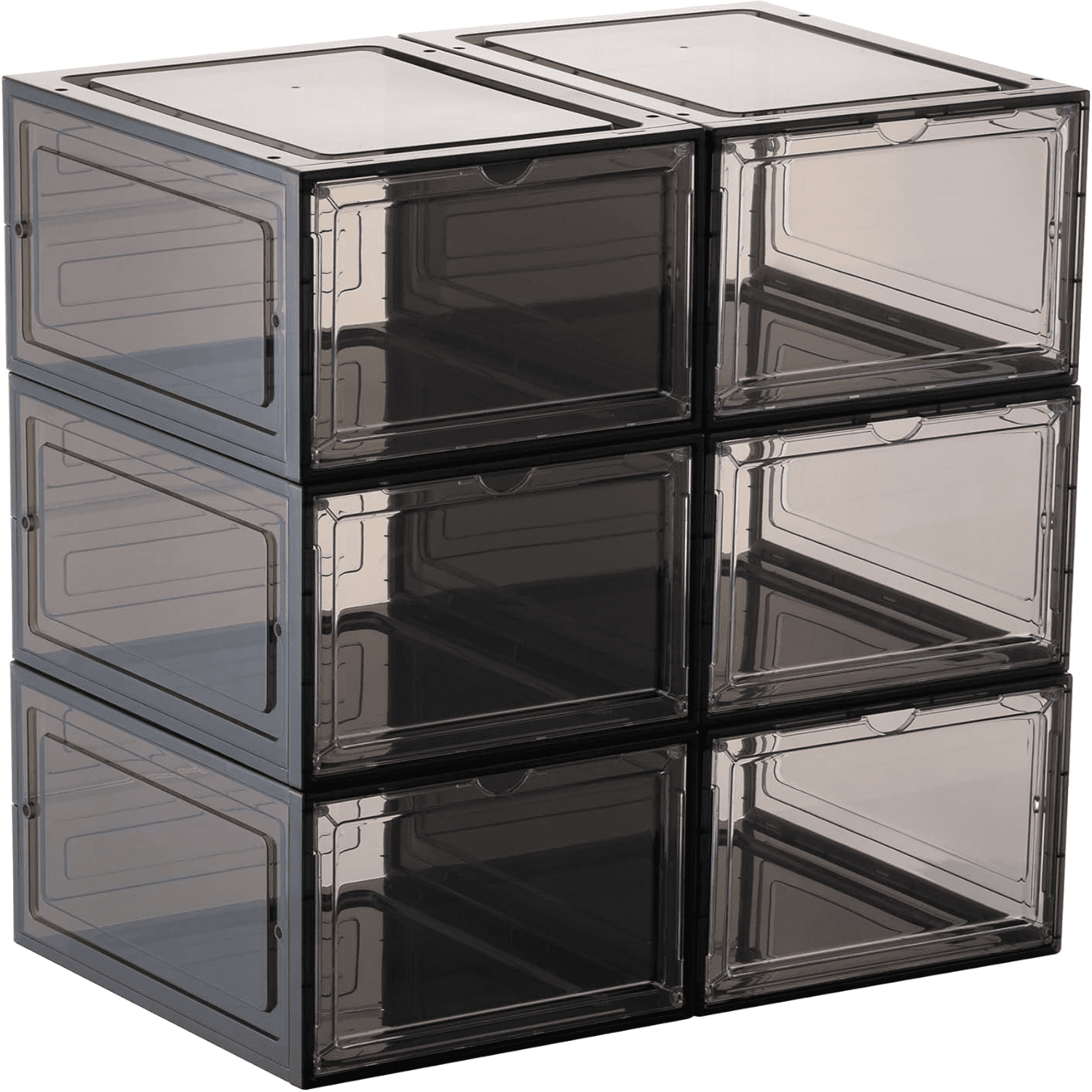 xucix Sturdy Shoe Storage Boxes Organizer Fit Closet Organizers Case ...