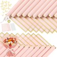 xunhewi 20 Sheets Gold Edge Flower Wrapping Paper Bouquet Packaging