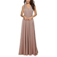 thumbnail image 1 of xxxiticat Women's Long Evening Cocktail Dress Elegant Bridesmaid Dress Elegant Party Dress(KH,S), 1 of 4