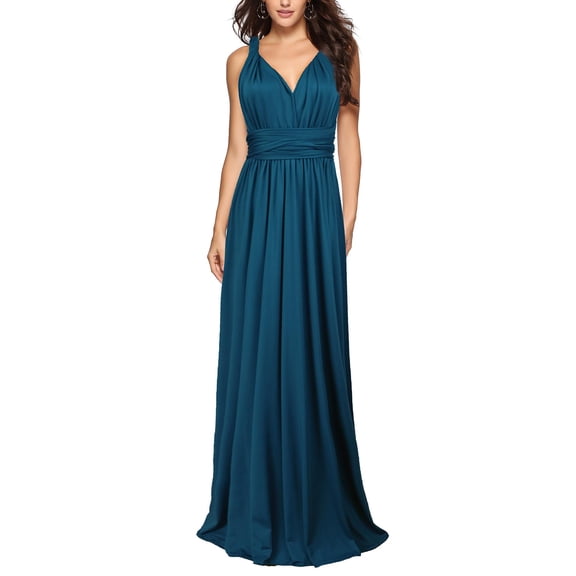 xxxiticat Women's Long Evening Cocktail Dress Elegant Bridesmaid Dress Elegant Party Dress(TE,S)