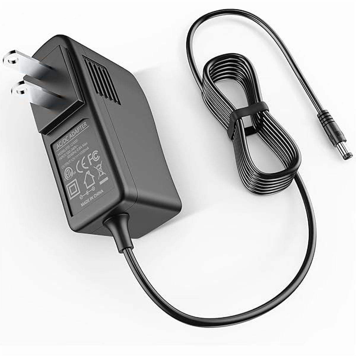 xzyuan 12V Charger for Bullseye Tire Inflator Air Compressor Compatible with EMSON 1745 9475 2441 Bullseye Pro Tire Inflator Portable Air Compressor, Car Tire Inflator Portable 12V AC Charger Adapter