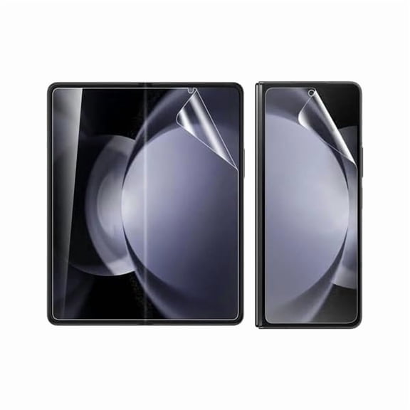 xzyuan 2 Pack Hydrogel Screen Protector for Samsung Galaxy Z Fold 6 / Fold6, Upgraded Transparent Flexible TPU Protective Film, HD Clear (Not Tempered Glass)