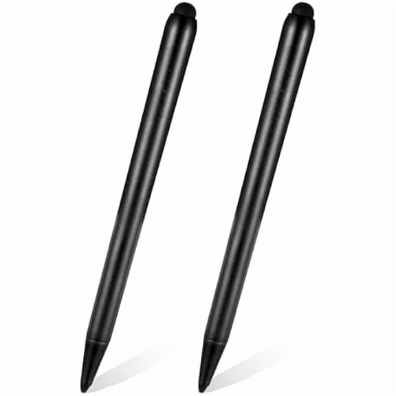 xzyuan 2 Pcs Smartboard Pen, Black High Sensitivity Precision Stylus Pen 2 in 1 Electronic Screen Writing Pens Portable Whiteboard Multimedia Screen Pens for Home Office Infrared Screens