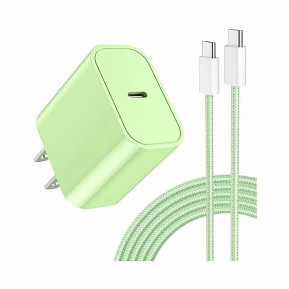 xzyuan 25W USB C Charger, iPhone Charger Fast Charging with 6FT Cable for iPhone 17/17 Plus/17 Pro Max/Air /16 Max Plus/15 Series/iPad Pro, Samsung, Type C Chargers Fast Charging USBC Charge Block