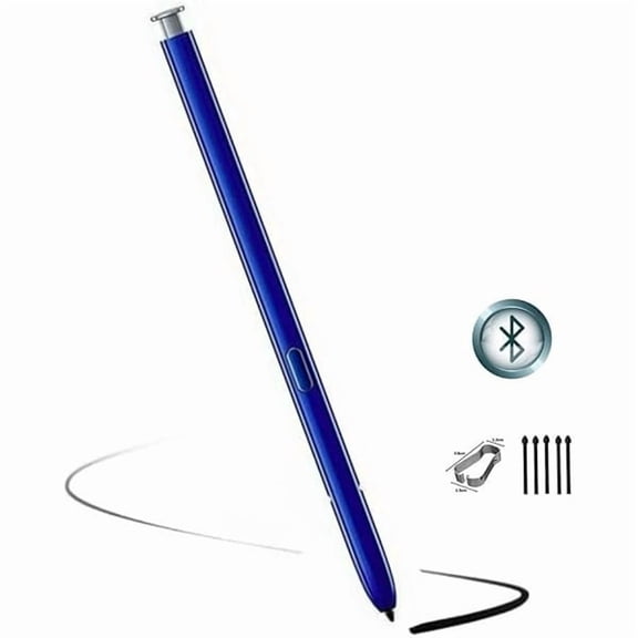 xzyuan for Galaxy Note 10 Stylus Pen (WithBluetooth) Replacement for Samsung Galaxy Note 10, Note 10+ Plus 5G All Versions Touch Stylus Pen with 5Tips/Nibs (Silver)
