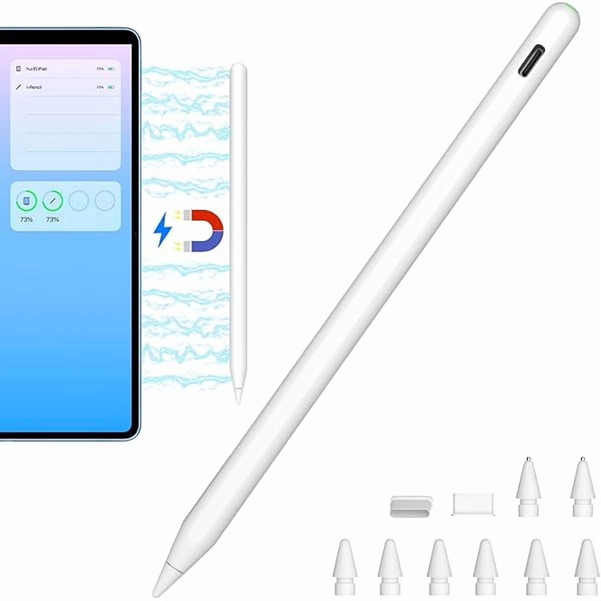 xzyuan Pencil 2nd Generation for iPad 2018-2023 with Magnetic Wireless Charging Compatible with Apple iPad Pro11 in 1/2/3/4,Pro 12.9 in 3/4/5/6,Air 3/4/5, Mini 5/6,iPad 6/7/8/9/10