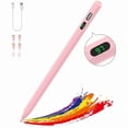 thumbnail image 1 of xzyuan Stylus Pens for Touch Screens, Fast Charge Stylus Pen for Apple iPad/iPhone/Samsung/Lenovo/iOS/Android Tablets&Smart Phone Universal Stylus Capacitive Screen Pencil with Power Display, Pink, 1 of 1