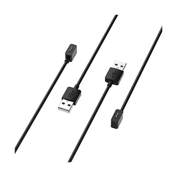 xzyuan USB Charger for Xiaomi Smart Band 8 pro,MI 8, MI 7 Pro/Redmi Watch 3,3 lite,3 Active/Redmi Band 2 Watch, 60/100cm Replacement USB Charger Charging Clip Cable Base Data Sync (100cm, Black*2)