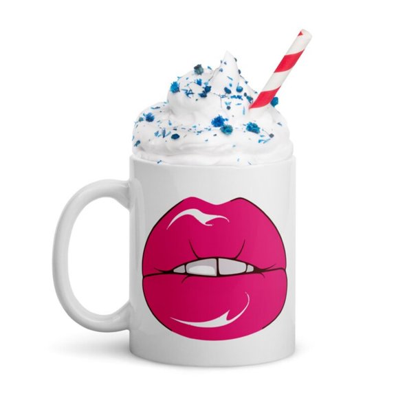 y Pink Lips Custom Ceramic Mug.jpg