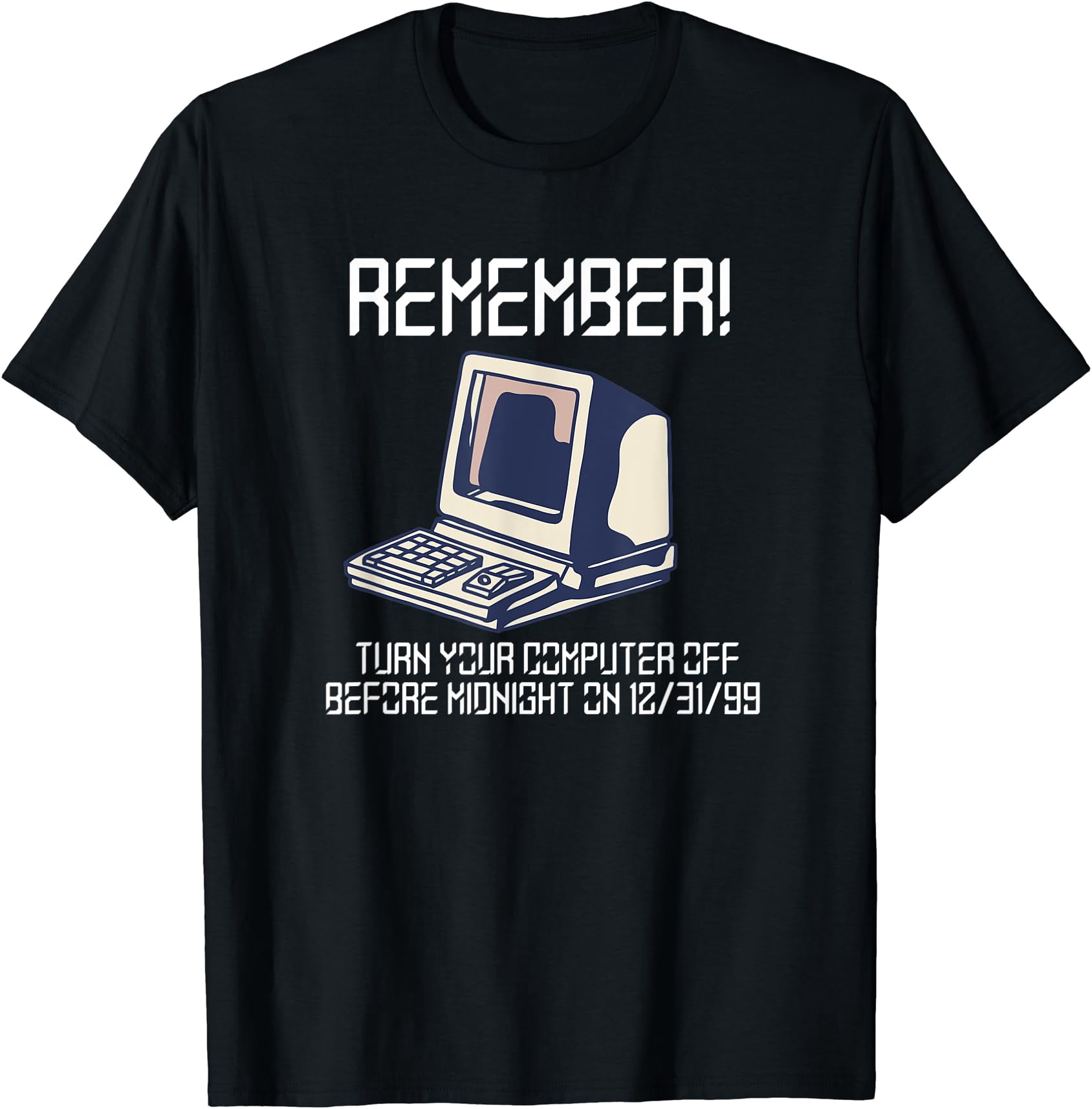 Baby Three Insect y2k Bug Millennium Glitch 1999 Tech Humor Funny y2k Computer T-Shirt ...