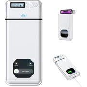 ySky Metal Cell Phone Lock Case with Timer,Portable Timed Phones Locker Box for iPhone and Android, Self-Control Help to Focus Back, Phone Jail Box 1PC Silver