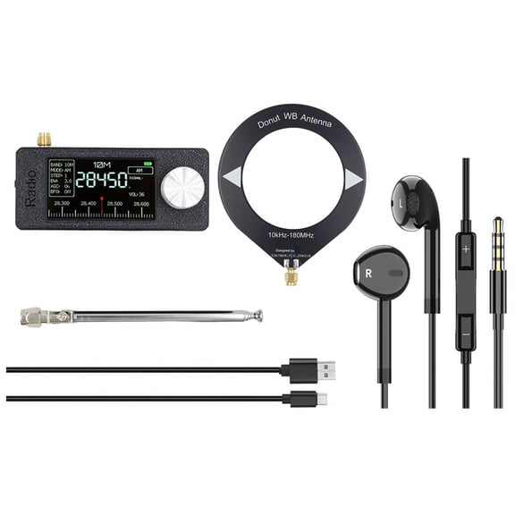 yaaqii 0.5--108mhz pocket size SI4732 radio, receiver, mini radio With 3.5mm headphone