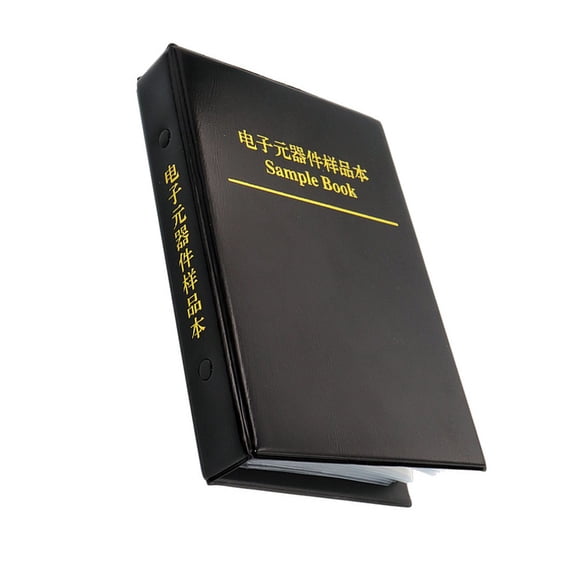 yaaqii 0402 for SMD Resistor Kit 1% Resistor Assortment Boxed Book Assorted Folders