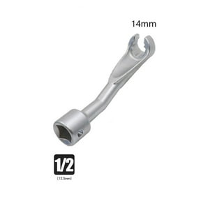 yaaqii 1/2inch Drive Fuel Injector Line Injection Socket 14 17 19mm Open End wrench