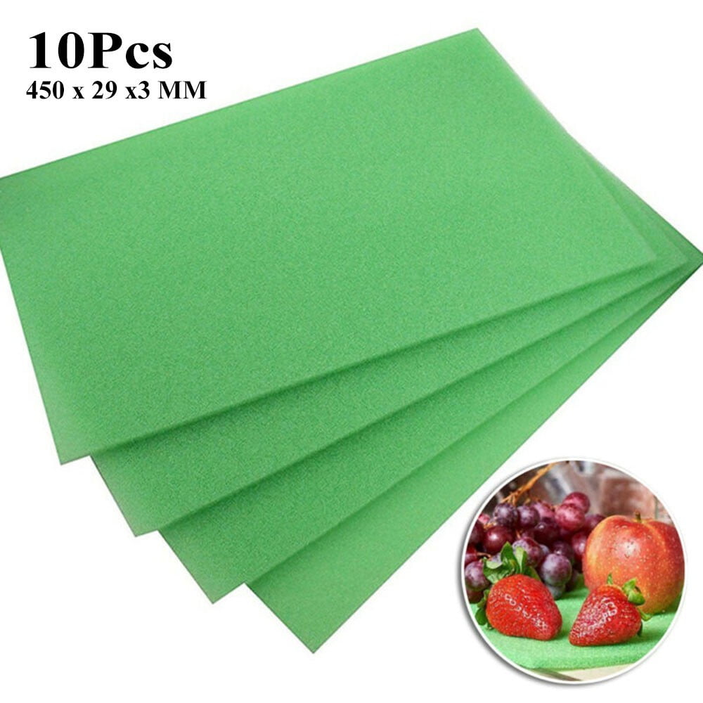 yaaqii 1/5/10Pcs Filter Sponge For Refrigerator Proof Vegetable Fruit