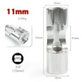 thumbnail image 1 of yaaqii 10-19mm 3/8inch Diesel Injector Fuel Line Socket Wrench Set Union Nut Socket, 1 of 7