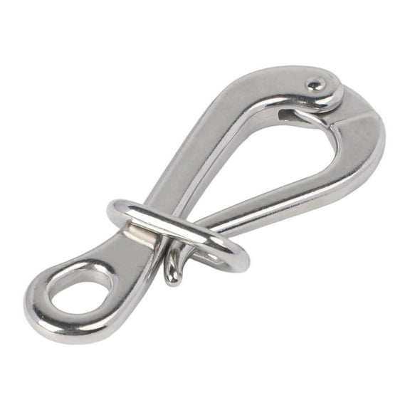 yaaqii 100mm Pelican Hook & Eye with Quick Release Link Stainless Steel 316 Marine Boat