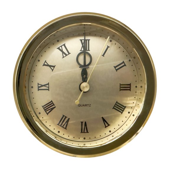 yaaqii 103MM Quartz Clock Inserts Movement Insert Replacement DIY Parts Roman Numbers