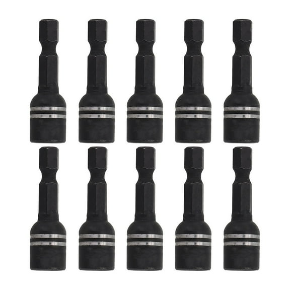 yaaqii 10PCS 8mm Magnetic Hex Socket Adapter Nut Driver Socket Wrench for Home Repair