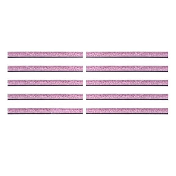yaaqii 10pcs Car Shiny Air Vent Decorative Strips For All Inline Air Vents (Pink)