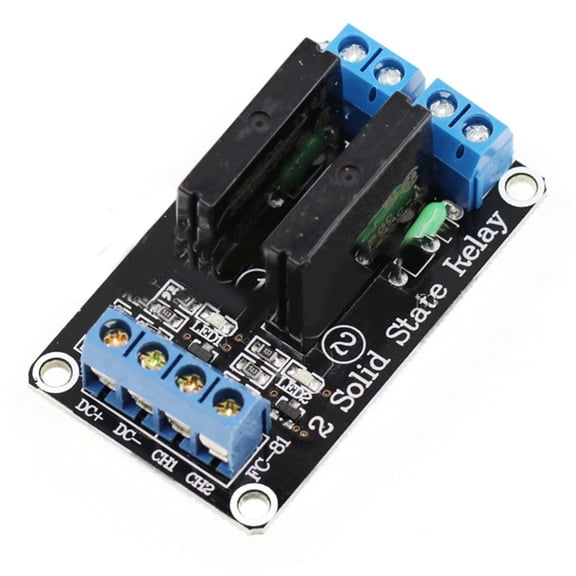 yaaqii 12V 1/2/4/8 channel solid state relay module with fuse protection function