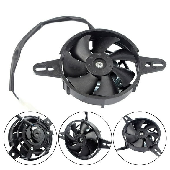 yaaqii 12V Motorcycle Oil Cooler Fans ATV Radiator Fan For Dirt Quad Go Kart Buggy
