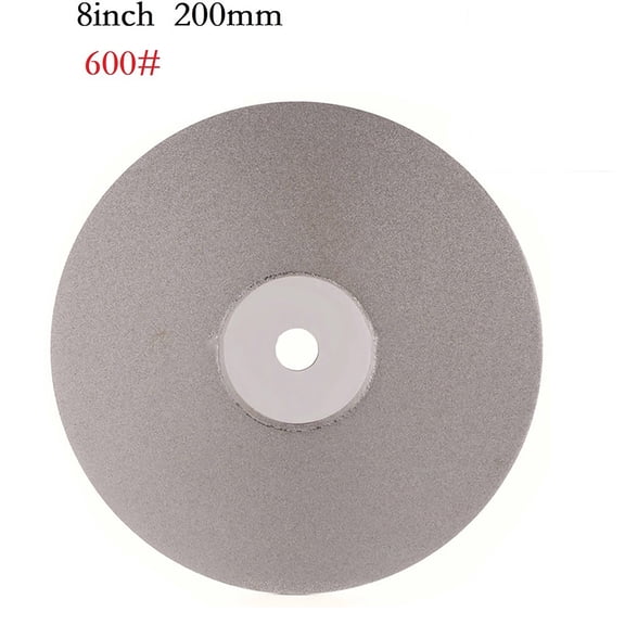 yaaqii 1PC 200mm 8inch Diamond Coated Flat Lap Wheels Lapidary Grinding Polishing Discs