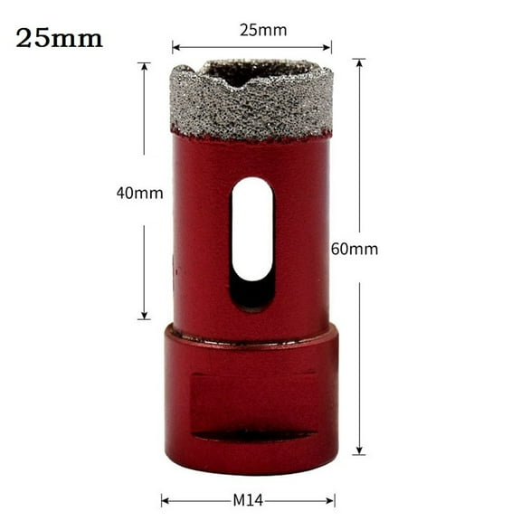 yaaqii 1PC 6mm-68mm For M14 Dry Diamond Drill Bits For Granite Tile Glass Ceramic