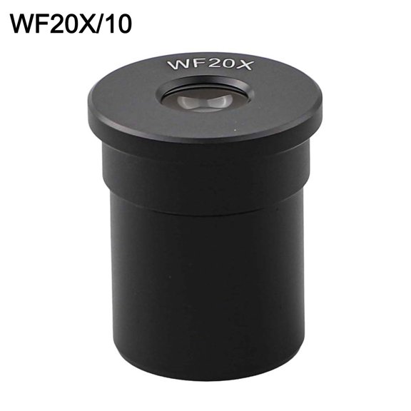 yaaqii 1PCS Biological Microscope Wide-angle Eyepiece 23.2mm 5X-25X Aperture Eyepiece