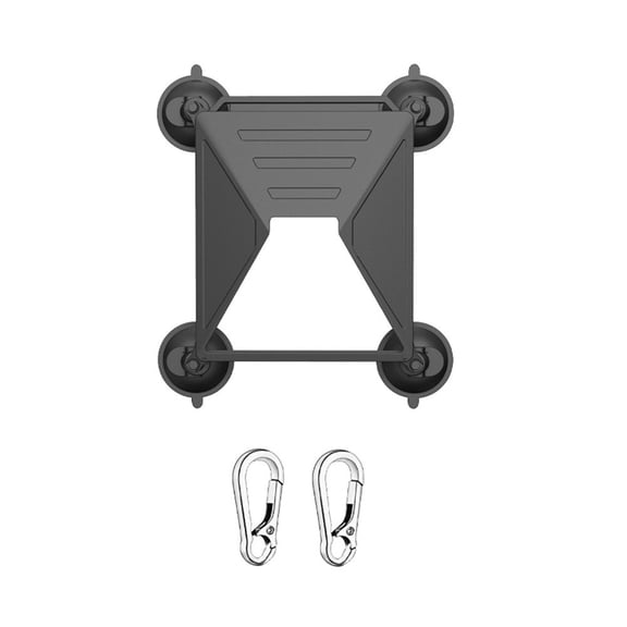 yaaqii 1pcs For Starlink Mini Black Silicone Suction Cup Protective Cover Bracket Kit