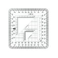 thumbnail image 1 of yaaqii 1pcs Grid protractor coordinate scale map land navigation topographic map scale, 1 of 9