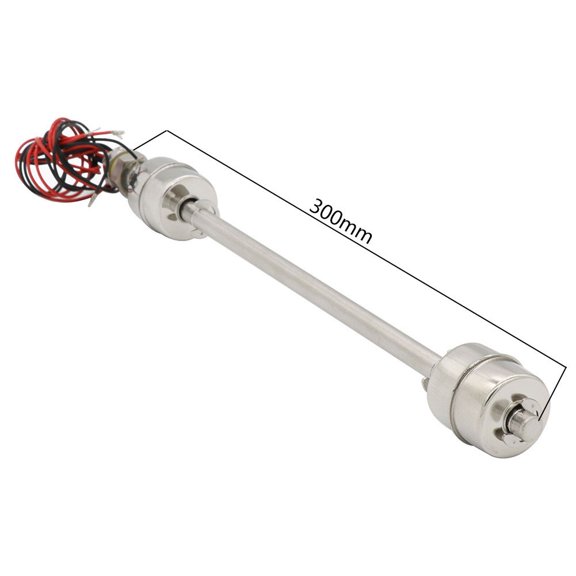yaaqii 1pcs Water Level Sensor Stainless Steel Double Ball Float Switch Tank Pool