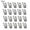thumbnail image 1 of yaaqii 20/40 Pack Picture Hanging Claw Hooks for Drywall No Damage Heavy Duty Picture, 1 of 9