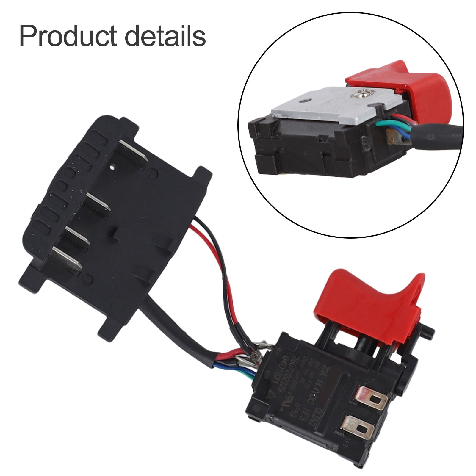 yaaqii 2607202329 Switch GSR140-LI Electric Drill Screwdriver Power Tool Accessories